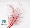 55-60cm High quality Burnt Ostrich feather trimming  for Millineryl hat fascinator wedding