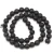 Import 5A Quality Round Loose Natural Black Volcanic Rock Men Bracelet Lava Stone Beads For Jewelry Making from China