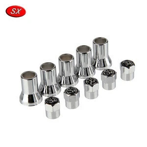 5caps 5sleeves set car styling wheel tyre font tire valve stems cap