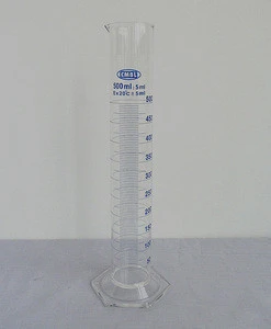 5ml 10ml 25ml 50ml 100ml 250ml 500ml 1000ml 2000ml glass measuring cylinder with glass round base