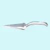 6 Pack Disposable Plastic Pie Cake Servers Heavy Duty Silver