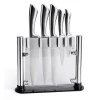 6 Piece Stainless Steel kitchen Knife Set with Acrylic Stand