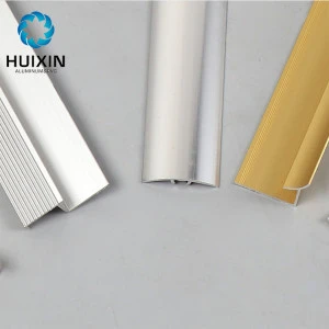 6063T5 Polished Silver floor tiles accessories aluminum skirting