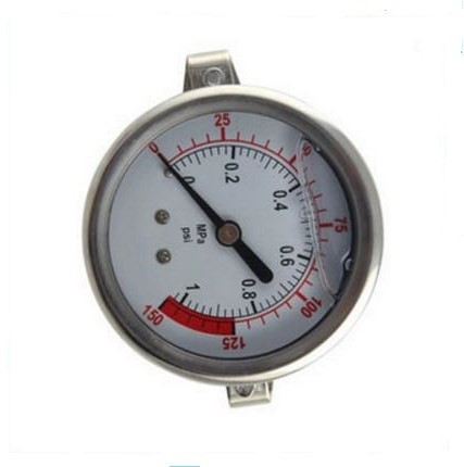 63mm(2.5&quot;)Oil filled vibration proof pressure gauge stainless steel Seismic pressure gauge