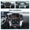 64G Tesla Screen DSP Carplay Car Multimedia Player GPS Radio Stereo for Toyota Land Cruiser LC200 2008-2015 Android 9 Head Unit