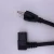 Import 6ft black cUL 3 porng plug to iec 60320 c13 cord left angle SJT 3x14AWG from China