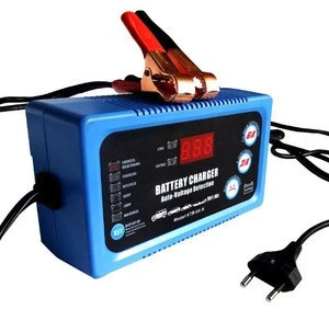 6V 12V Smart Car Motorcycle Battery Charger Full Automatic 2A 6A Lead-Acid AGM GEL Dry Batteries Power Charging Tool 6 V 12 Volt