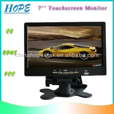 7 Inch Touch Screen LCD Monitor for Car PC