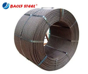 7mm pc steel strand wire rod for prestressing