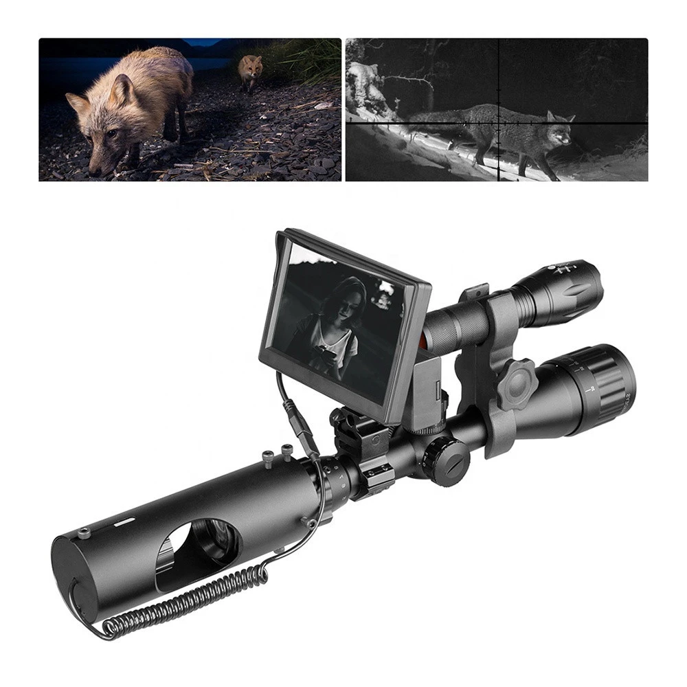 850nm Infrared Night Vision Scope Optics Sight Tactical 492 ft / 150 m laser IR Device Hunting Riflescope Camera