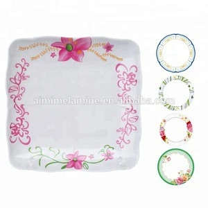 8.5inch  9.5inch   Melamine two tone color Plates