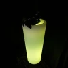 90cm tall round plastic multi color changing flower pot for home/garden/party/night decorative