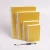 Import A4 A5 A6 A7 customized size shiny bright yellow spiral notebooks with logo from China