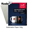 A4 heat transfer 100gsm fast dry sublimation paper