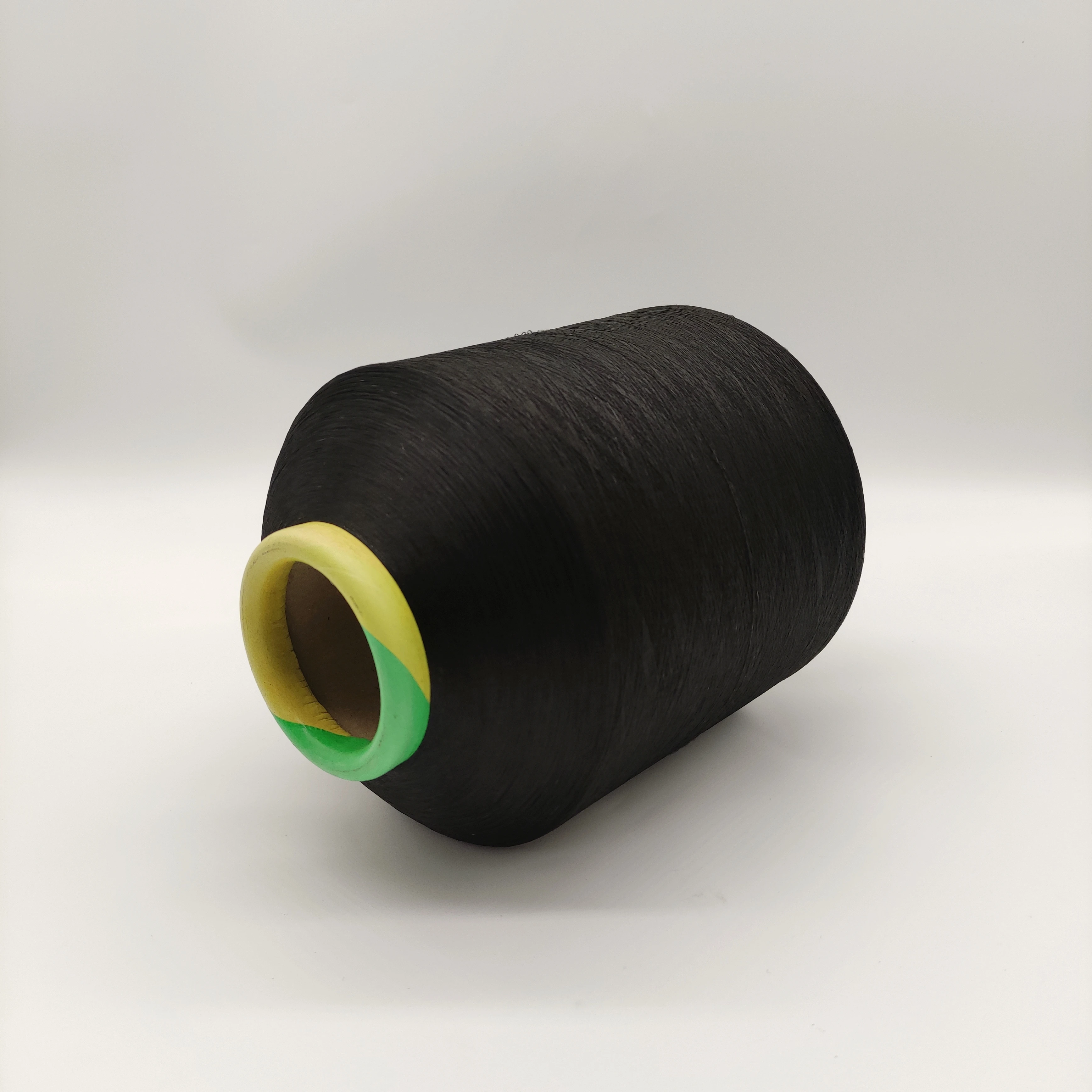 AA grade black 30/50 polyester covered spandex yarn for weaving