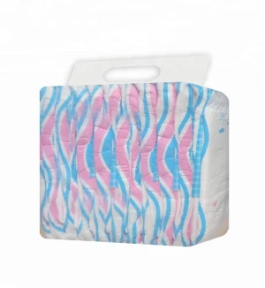 ABDL adult incontinence diapers with plastic back