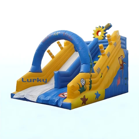 Buy Accept Any Customization Inflatable Backyard Dry Water Park Slide ...