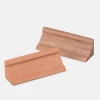 Adjustable Digital Wooden Base Small Sign Holder Display Stand for Jewelry Wine Pricing Cubes Tags Price Label Card Tag