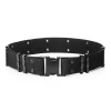 Adjustable police duty belt military tactical belt combat belt for outdoor activity hiking camping