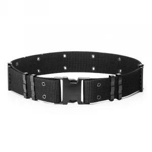 Adjustable police duty belt military tactical belt combat belt for outdoor activity hiking camping