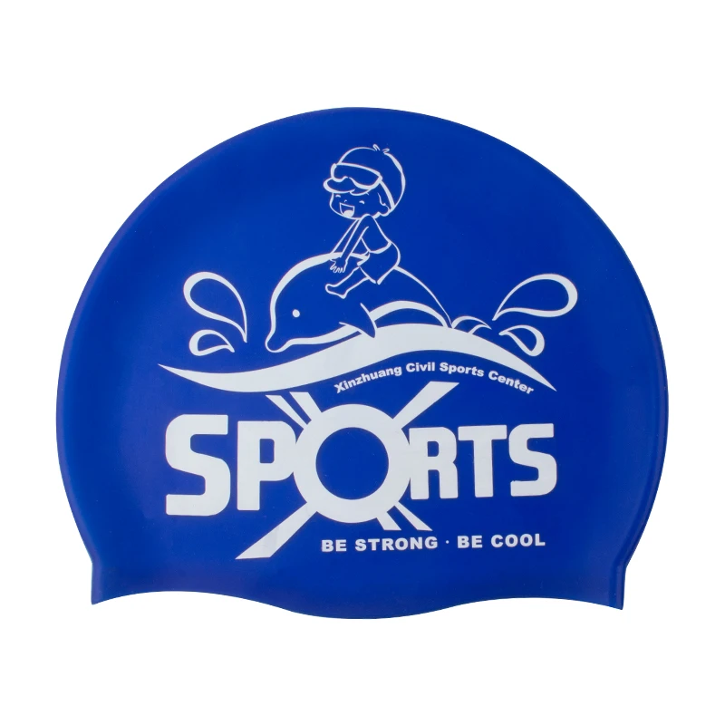 adult and kids swimming cap silicone custom low price stock fast shipping water sports caps