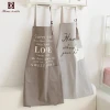 Advertising Apron with company logo custom in cotton digital printed oil proof LOGO printed apron