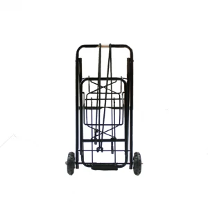 Alloy Car Folding Luggage Cart Portable Travel Trailer Household Luggage Cart Shopping Trolley Quick Folding