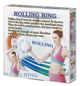 ALLWINWIN RLR01 Rolling Exercise Ring - Arm Forearm Hand Holding Roller Ball Inside
