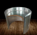 Aluminium counter table design for restaurant