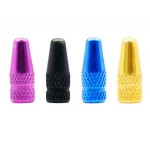 Aluminum Alloy Road MTB Bike Tube Tyre Bicycle Tire Wheel FV French Valve hat Presta Schrader Cycling air color Valve Hats