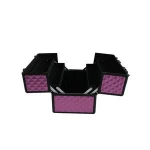 Aluminum Cosmetic Case Beauty Train Case for Makeup