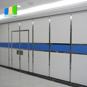 Aluminum Frame Accordion Folding Movable Partition Walls on Wheels for Banquet Hall