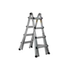 Aluminum telescopic multipurpose ladder with two side folding ladder A type