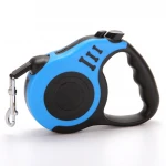 Amazon chrome-plated metal fasteners automatic retractable dog cat nylon pet leash rope