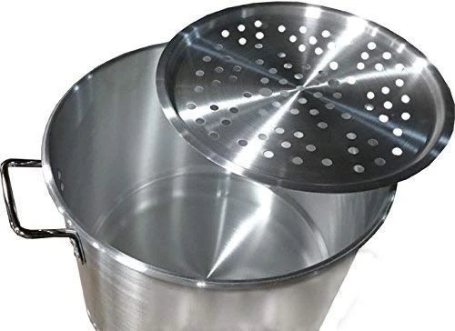 Amazon Hot 5 PK Aluminum Stock Pot With Lid Cover & Steamer Rack Steamer Pot