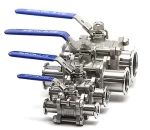 Amazon hot sale 304 stainless steel Manual high vacuum ball valve