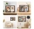 Import Amazon hot sale 4x6 Creative Wooden Photo Frame Photo Set for Engaged Wedding Anniversary from China
