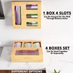 Amazon Hot Sale Food Storage Bag Organizer Gallon Snack Sandwich Bag Holder Ziplock Bag Storage Organizer With Removed Cover