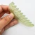 Amazon Hot Sale Jade Gua Sha Natural Xiuyan Hair Comb Jade Combs