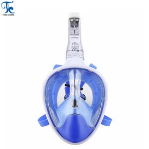 Amazon hot sale one piece full face funny wide vision silicone kids diving mask