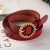 Import Amazon Hot Selling  New leather womens simple round buckle belt Korean student decorated Jeans Belt from China