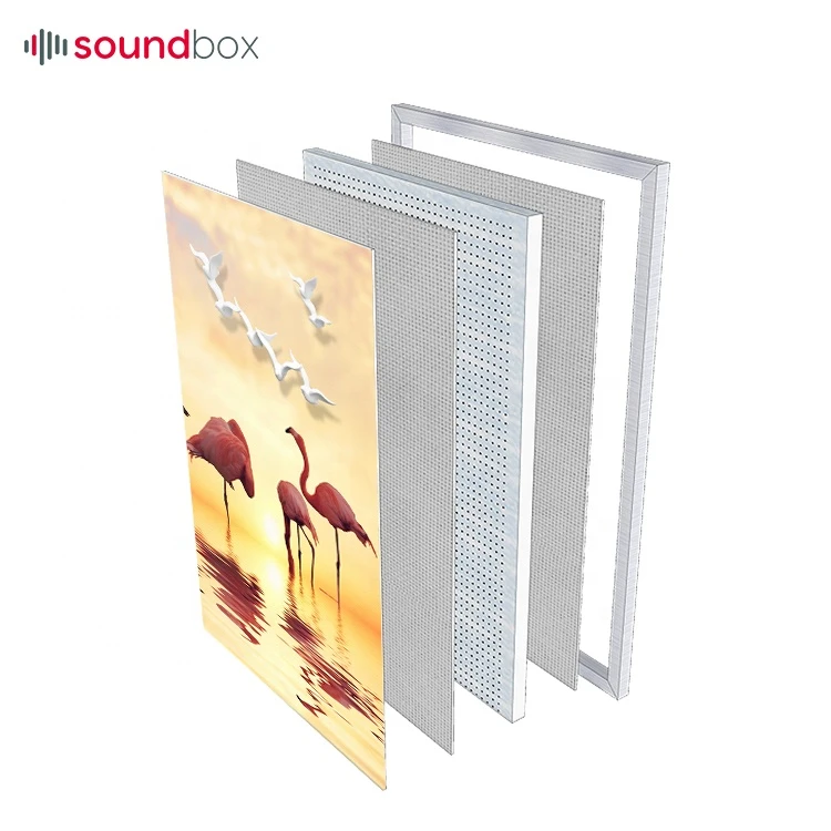 Anti-Resonance Aluminum Decorative Acoustic Material Sound Insulation Board for Multi - channels Home theater
