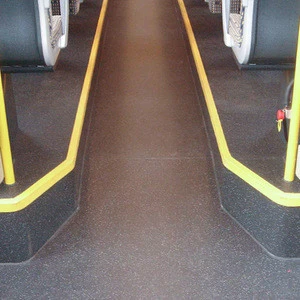 Anti-Slip PVC flooring in rolls for bus bathroom plastic carpet mat