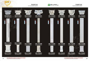 Antique Silver Light Weight Durable Decorative Polyurethane Roman Column PU pillar moulding design