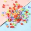 AR2066 Bulk 500g 7mm Expression Acrylic Flat Round Loose Beads Cartoon Emotion Face Beads For DIY Jewelry Making Accessories