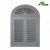 Import Arc sepcial type of pvc window louvre shutter from China