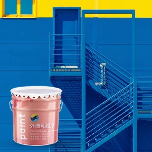Architectural Interior Exterior Paint 5Gal Waterproof Anti-Cracking Paint Room Acrylic Paint