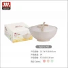 Arsto Wheat Fiber Bowl Dinnerware Set Noodle Bowl Utensils Tableware with Spoon Chopsticks and Lid
