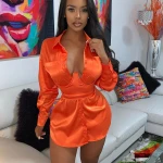 Aselnn 2020 New Arrival Fashion Green Boho Print Balloon Sleeve V Neck Ladies' Blouses & Tops Women Clothing pizzo