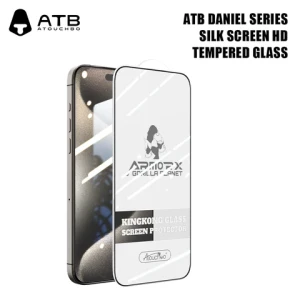 ATB tempered glass film For iPhone 15 Pro Max Easy install Screen Protector HD Tempered Glass With Retail Package